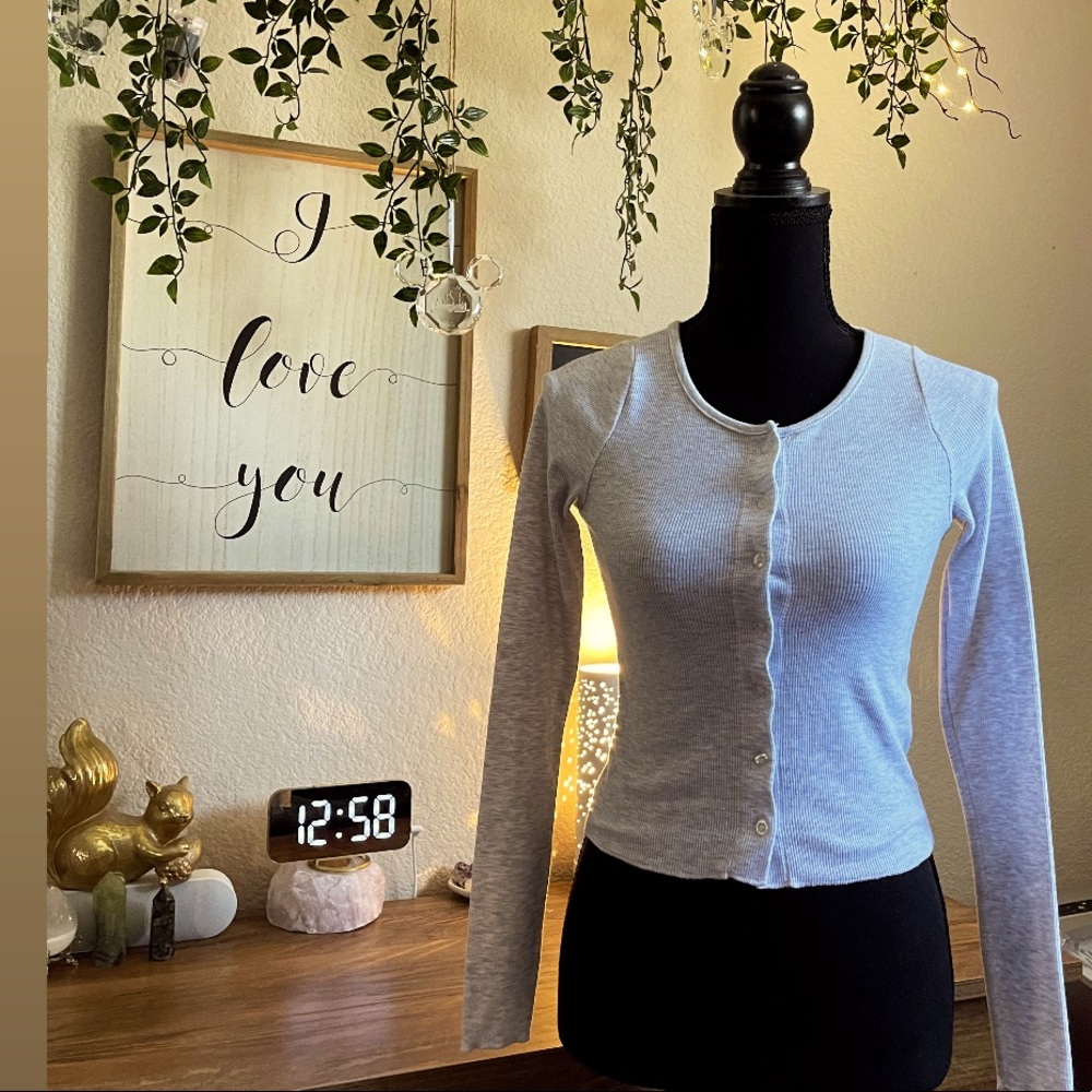 Grey cotton on long sleeve